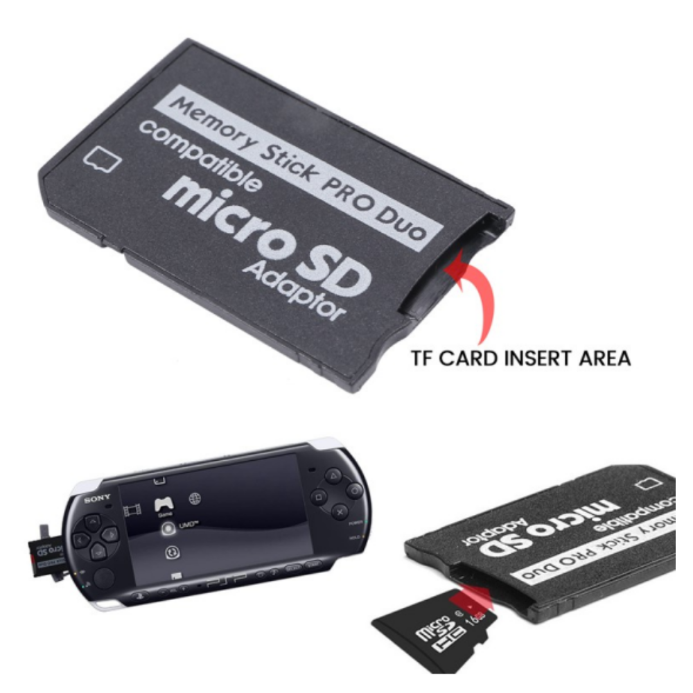 Adaptador Memory Stick Pro Duo a micro SD para Sony PSP - Imagen 4