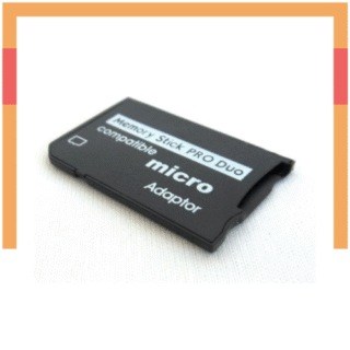 Adaptador Memory Stick Pro Duo a micro SD para Sony PSP