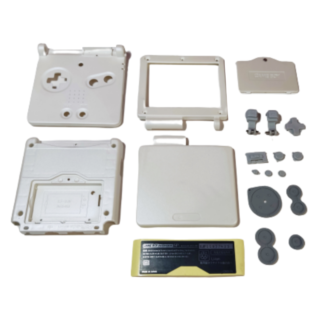 Carcasa Repuesto Blanca para Nintendo Gameboy Advance SP GBA Sp