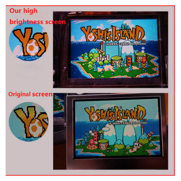 Pantalla Display Mod Ips V3 luz Retroiluminada Para Nintendo Gameboy Advance GBA - Imagen 4