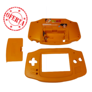 Carcasa Naranja Dragon Ball Para Gameboy Advance GBA