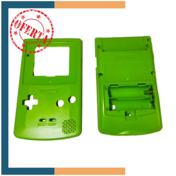 Carcasa de Repuesto Verde para Nintendo Gameboy Color GBC