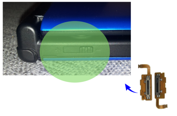 Flex Slider Volumen Sonido Compatible Con Nintendo 3DS XL - Imagen 2