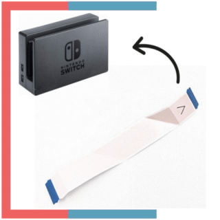 Flex Cinta Cable Carga Compatible con Dock Nintendo Switch