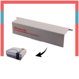 Tapa Slot Cartucho Cubierta Compatible con Nintendo NES