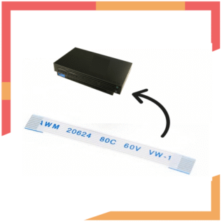 Cable Flex Cinta 8 Pin 4 cm para Sony PS2 Serie 70000