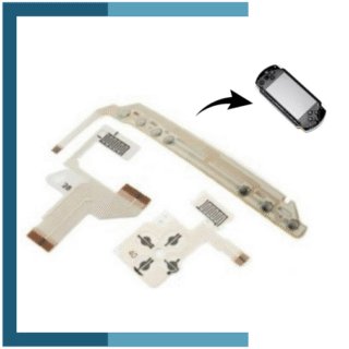 x3 Flex Cable Cinta Botones y Cruceta para Sony PSP 1000 FaT