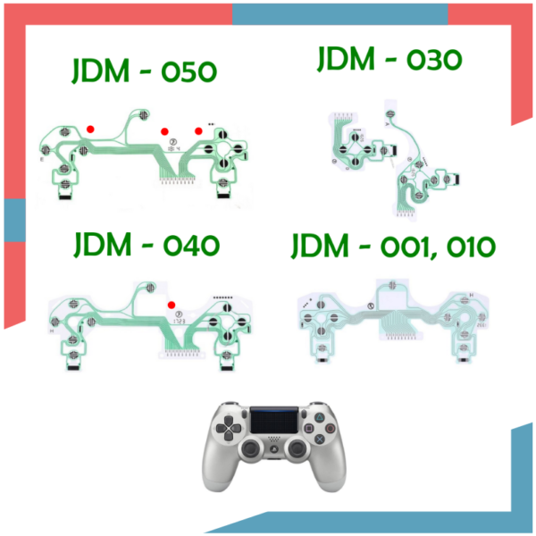 Cable Flex Botones Cinta para Dualshock 4 Sony PS4 JDM 001 / JDM 010 / JDM 011 / JDM 020 / JDM 030 / JDM 040 / JDM 050 / JDM 055