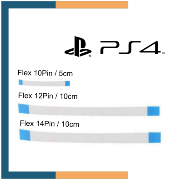 Cable Flex Cinta para Táctil o Puerto de Carga Compatible con Sony PS4