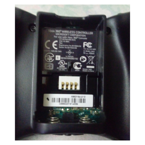 Tapa Batería Porta Pilas Para Control Microsoft Xbox 360 - Imagen 2