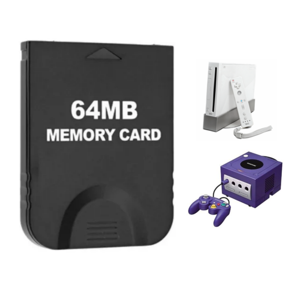 Memory Card Tarjeta Memoria 128 Mb / 64 Mb / 32 Mb para Nintendo GameCube GC NGC / Nintendo Wii