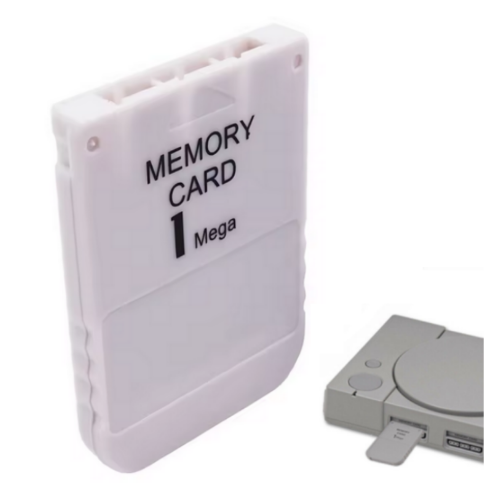 Memory Card 1MB Tarjeta de Memoria Compatible con Sony PS1 PlayStation One