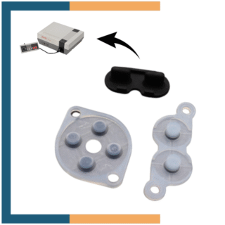 Gomas Membranas Silicona Botones para Control Nintendo NES