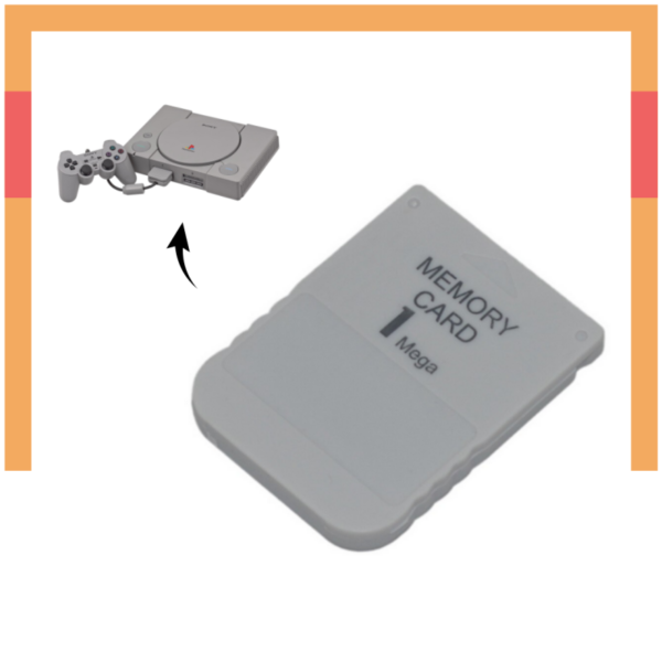 Memory Card 1MB Tarjeta de Memoria Compatible con Sony PS1