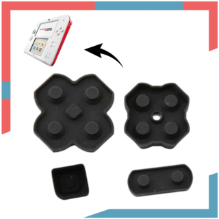 Gomas Membranas Silicona de Botones para Nintendo 2DS Old