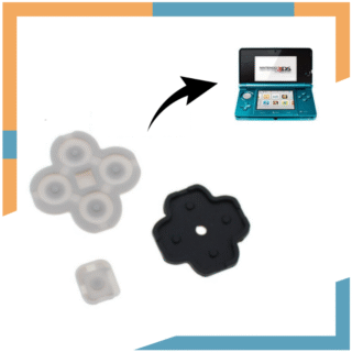 Gomas Membranas Silicona de Botones para Nintendo 3DS Old