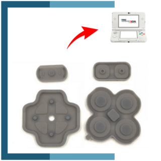Gomas Membranas Silicona de Botones para Nintendo New 3DS