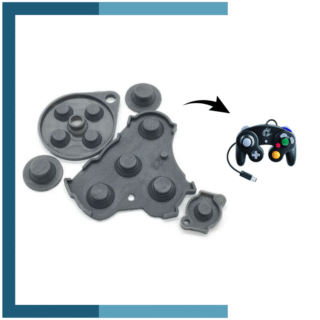 Membranas Silicona Botones para Control Nintendo GameCube GC