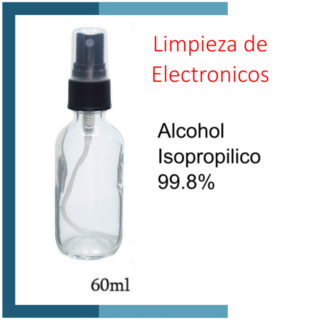 Alcohol Isopropílico 60ml Limpieza Electrónicos Videojuegos