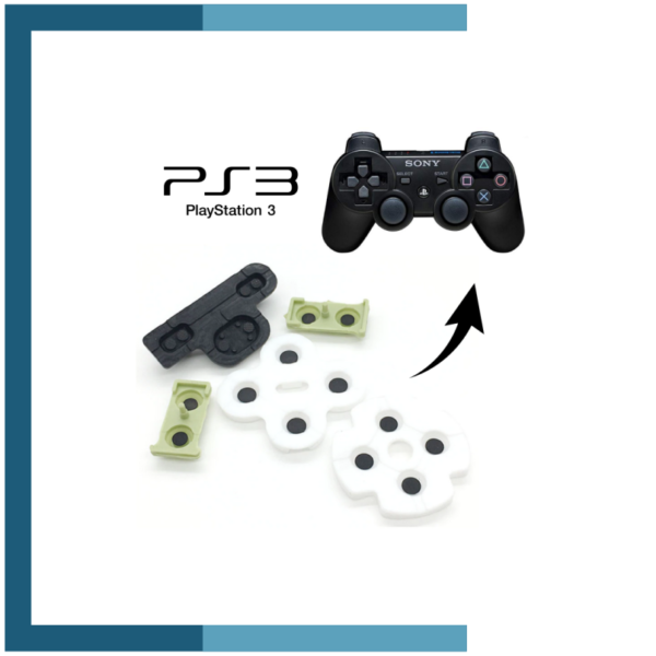 Membranas Silicona Botones para Control Play Station 3 Ps3
