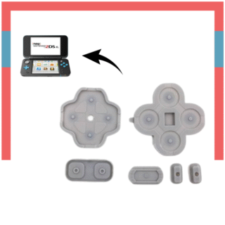 Gomas Membranas Silicona de Botones para Nintendo New 2DS XL