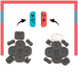 Membranas Silicona Goma para Control Nintendo Switch JoyCon