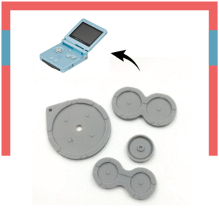 Membranas Silicona de Botones para Gameboy Advance GBA SP