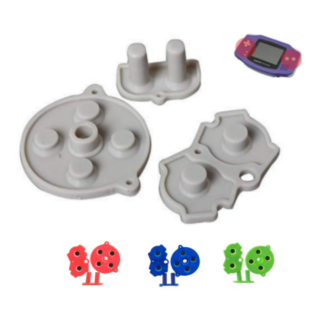 Gomas Membranas Silicona de Botones para Nintendo Gameboy Advance GBA