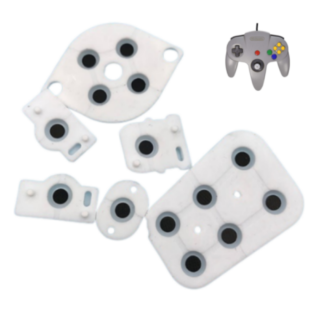 Gomas de Botones para Control Nintendo 64