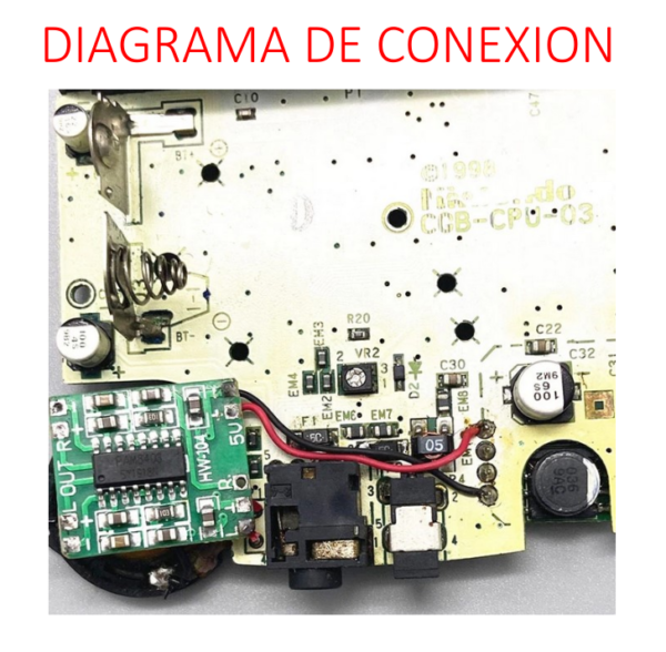 Mod Amplificador Volumen Sonido para Gameboy Clásico DMG - Imagen 2