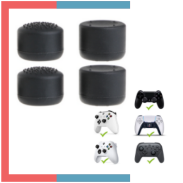 X4 Capucha Stick Grips Goma Ps4 / Ps5 / Xbox 360 / One / Series