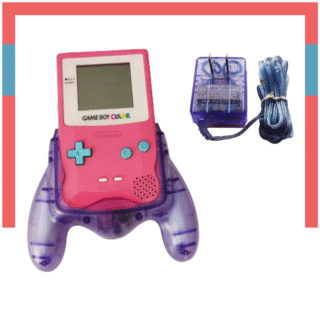 Grip + Cargador + Batería Recargable para Gameboy Color GBC