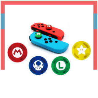 x4 Capucha Stick Grips Goma Caps para Switch / Oled / Lite