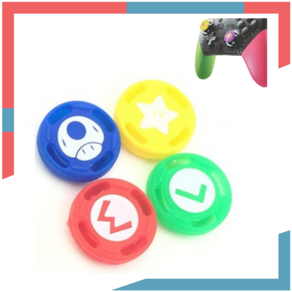 x4 Silicona Stick Grips Joystick para Nintendo Switch Pro