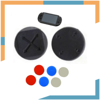 x2 Cubierta Stick Goma Grips para Sony PsVita Vita Fat Slim