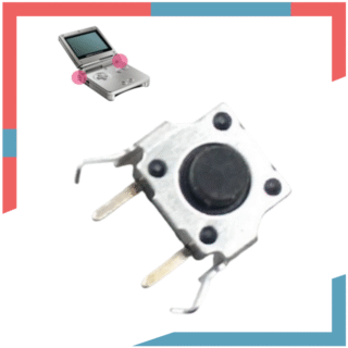 Botón Pulsador Gatillo LR para Nintendo Gameboy Advance SP / Nintendo Ds Fat Primera Versión