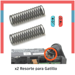 2x Muelle Resorte Gatillo para Nintendo Switch Joycon