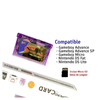 Cartucho Flashcart Super Card SD para GBA y NDS