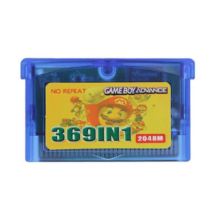 Cartucho 365 en 1 Pokémon y Mario para GBA y Nintendo DS