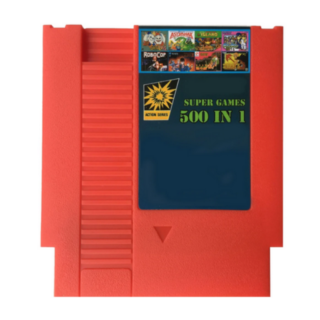 Cartucho NES 500 en 1 (Super Mario, Contra, Galaga, Adventure Island)