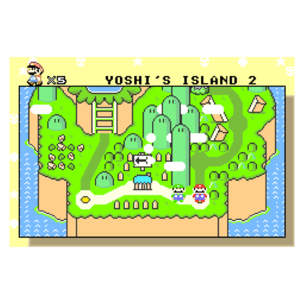 Mario Advance 2 Mario Word para Gameboy Advance GBA y NDS - Imagen 2