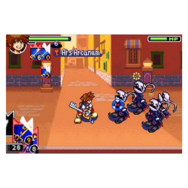 Kingdom Hearts: Chain of Memories Español para Gameboy Advance GBA y NDS - Imagen 2