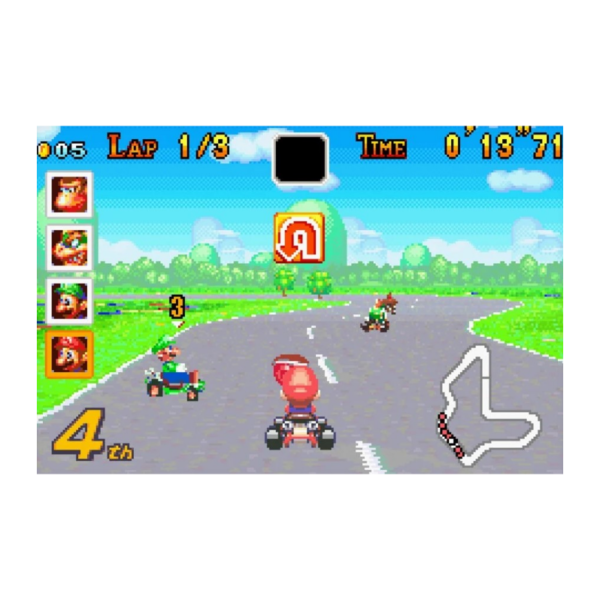 Mario Kart Super Circuit para Gameboy Advance GBA y NDS - Imagen 2