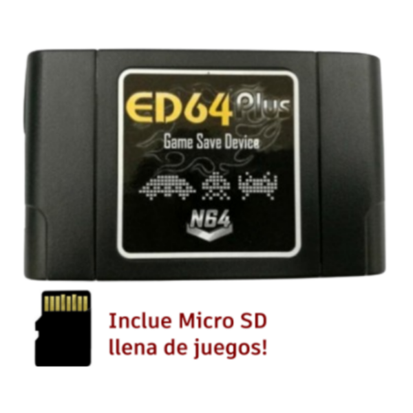 EverDrive 64 Flashcard + MicroSD Adaptador para Nintendo 64 N64 - Imagen 2