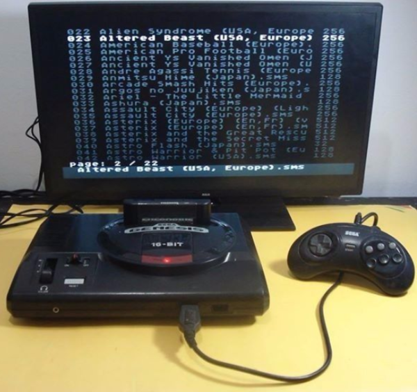 EverDrive FlashCard MDOSV36 + MicroSD para Sega Megadrive Genesis - Imagen 3