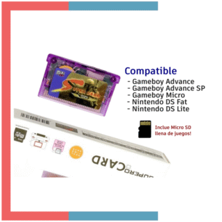 Cartucho Super Card Sd + Micro SD para Gameboy Advance GBA / NDS