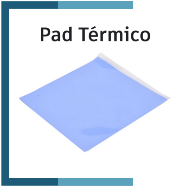 Pad Térmico Thermal Pad Silicona Térmica 10cm x 10cm x 1mm / 10cm x 1cm x 1mm