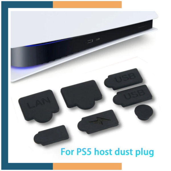 Set Tapones protector humedad y tapa polvo para Sony Ps5