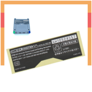 Sticker Etiqueta Label para Gameboy Advance SP GBA Sp Model 001 / Model 101