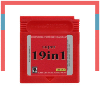Cartucho de Juegos 19 en 1 Tomb Raider, Tetris para Gameboy Color